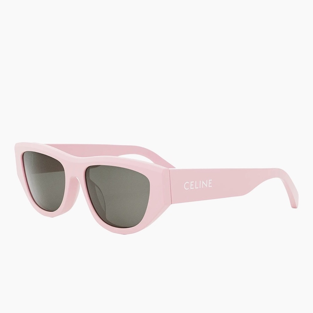 NEW Celine Pink Monochroms 55MM Cat-Eye Sunglasses